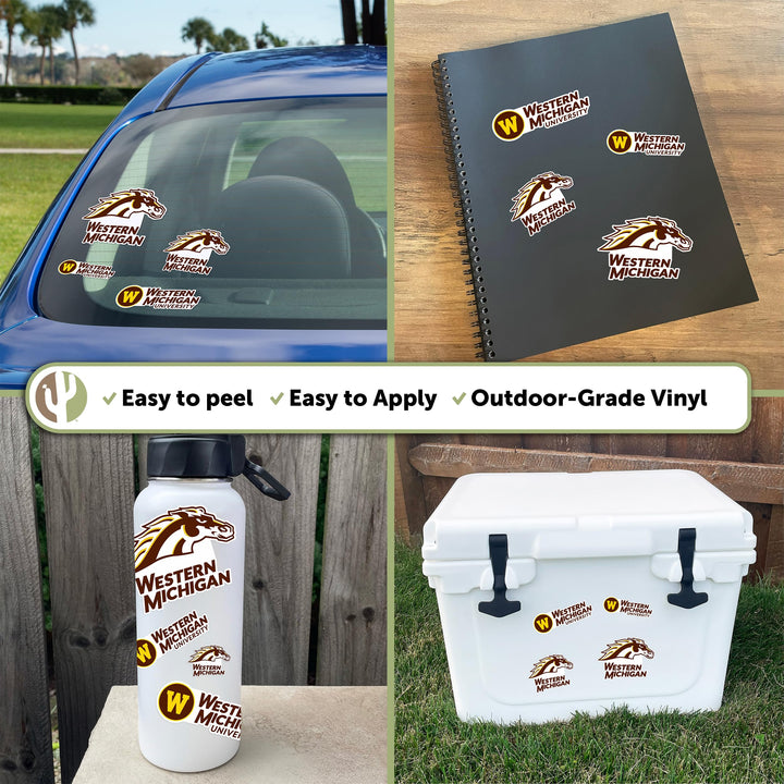 Desert Cactus Western Michigan University Sticker Bronc
