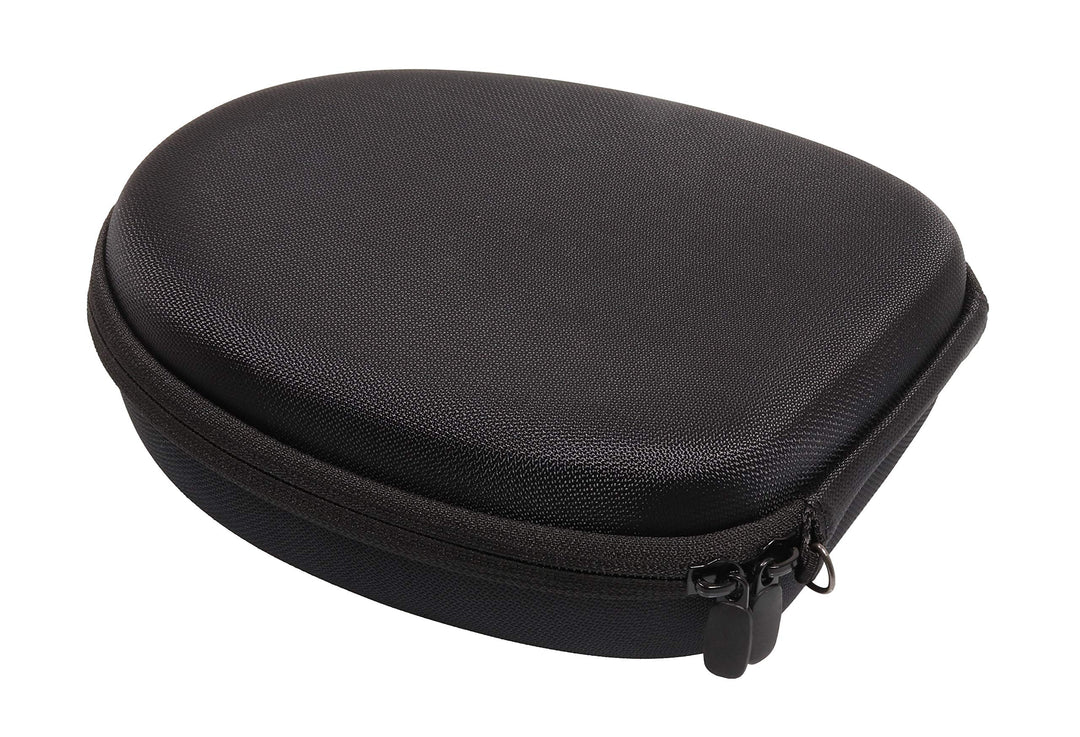 Headset Case for VXI BlueParrott B450-XT, B450-XT -204010-C, B350-XT, B250-XTS, C400-XT, Mesh Pocket for Cable, Amplifier and Other Accessories, Detachable Wrist Strap (Black with Black Zip)