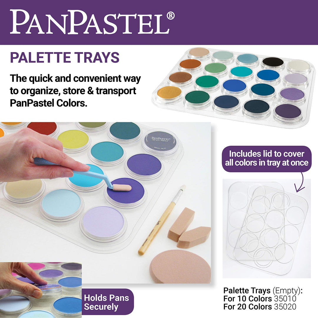 PanPastel 35020 Palette Tray w/Lid - Holds 20 Colors