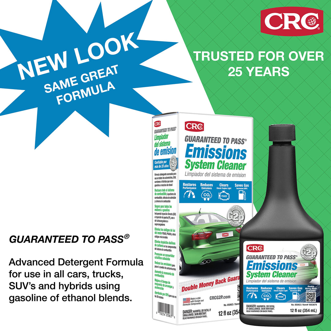 CRC Guaranteed to Pass Emissions Test Formula, 12 Fluid