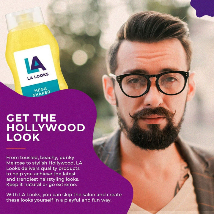 La Looks Gel #9 Mega Mega 20oz (Yellow) (3 Pack)