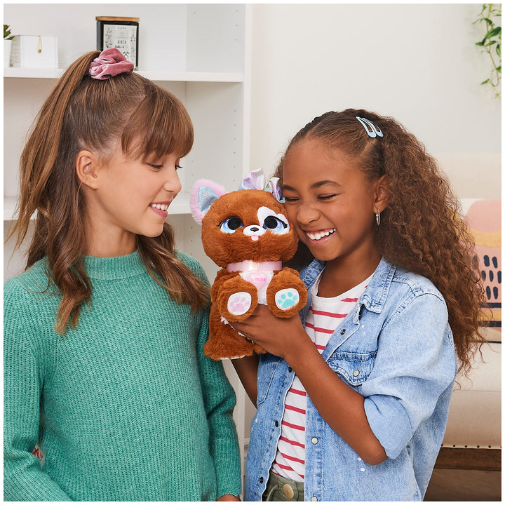 , Glitter Puppy Interactive Surprise Plush Toy Pet with Over 100 Sounds &amp; Actions (Style May Vary), Girls Gifts, Kids Toys for Girls