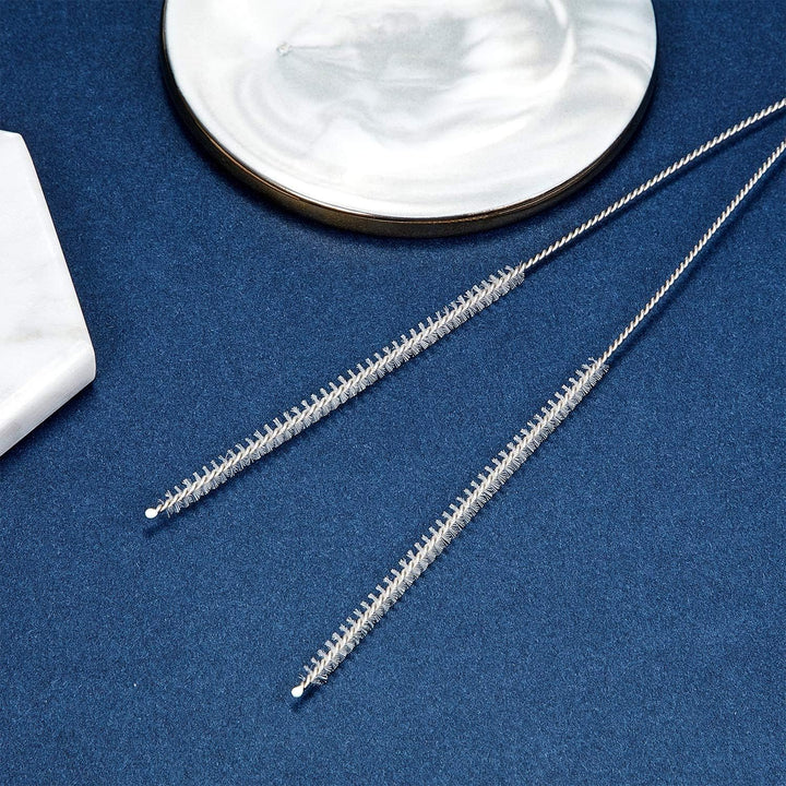 4 Pieces Feeding Tube Brushes, Long Pipe Cleaners Straw Cleaning Brushes, 32 Inches Long with Soft Nylon Bristles Head, Suitable for Cleaning Feeding Tubes