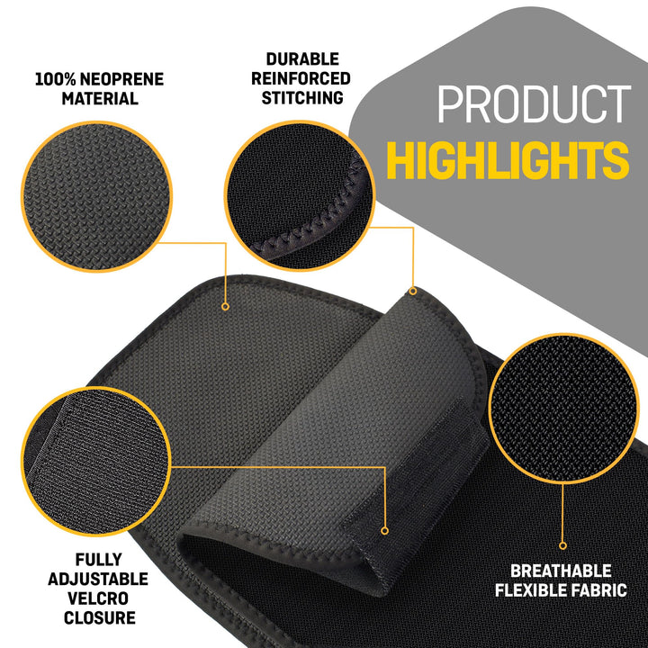 Waist Trainer for Women Lower Belly - Waist Trimmer Belt Sauna Tummy Toner Low Back and Lumbar Support with Sauna Suit Effect (Large Black)