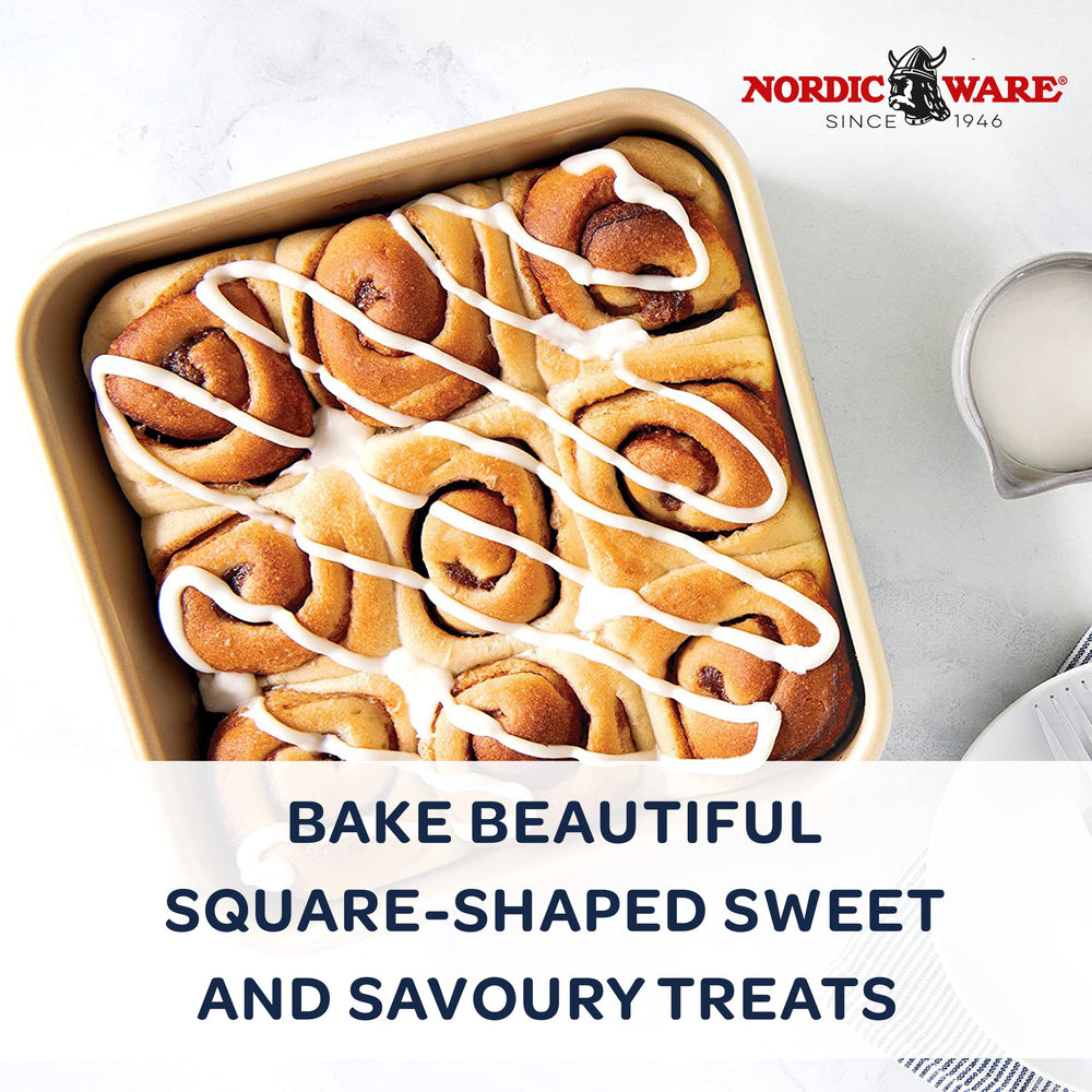 Naturals Aluminum NonStick 9x9-Inches Square Cake Pan