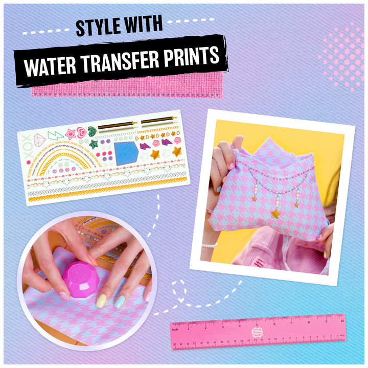 , Stitch ‘N Style Fashion Studio, Pre-Threaded Sewing Machine Toy with Fabric and Water Transfer Prints, Arts &amp; Crafts Kids Toys for Girls