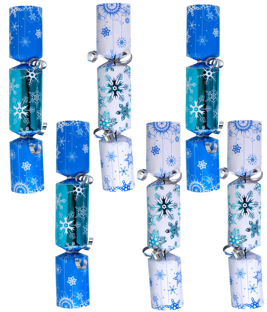 Iconikal 9-inch Christmas No-Snap Party Favor, Blue Sno