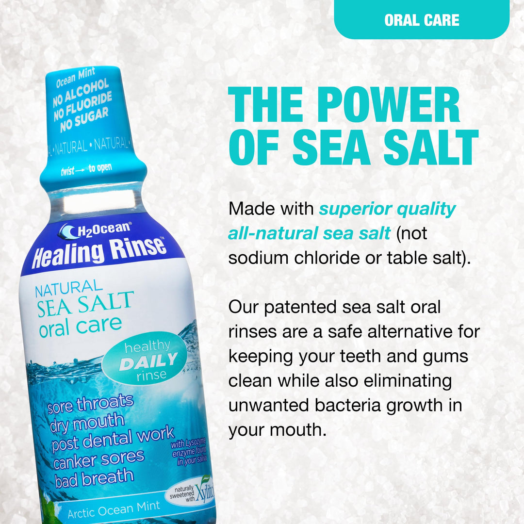 H2Ocean Arctic Ocean Mint Rinse Mouthwash, 16 Fluid Oun
