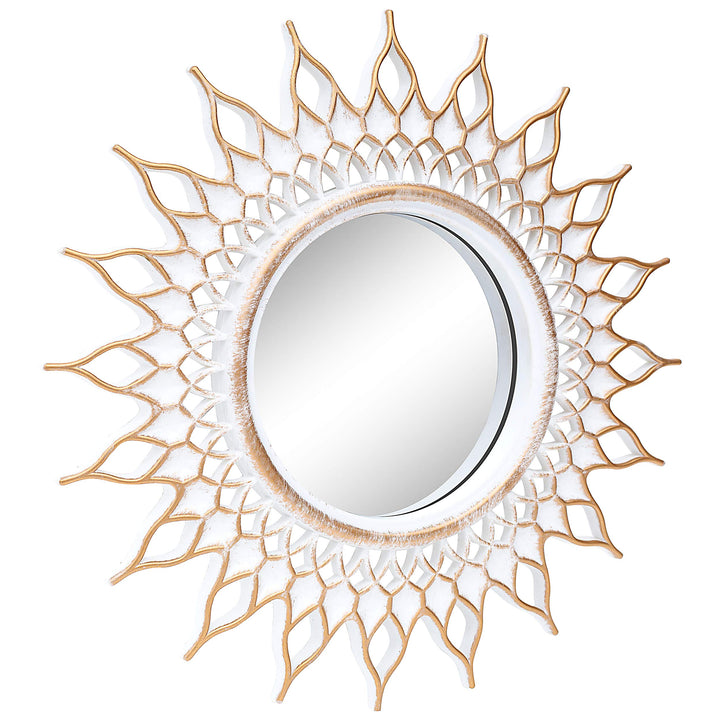 Kelly Miller Brushed Gold Mirrors for Wall Decor Set of