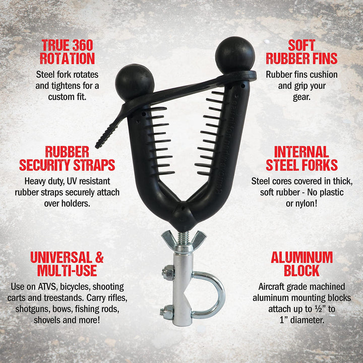 All Rite Pack Rack Plus+ - Black