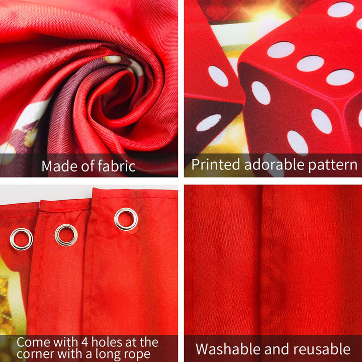 Casino Night Theme Party Decorations Backdrop Las Vegas