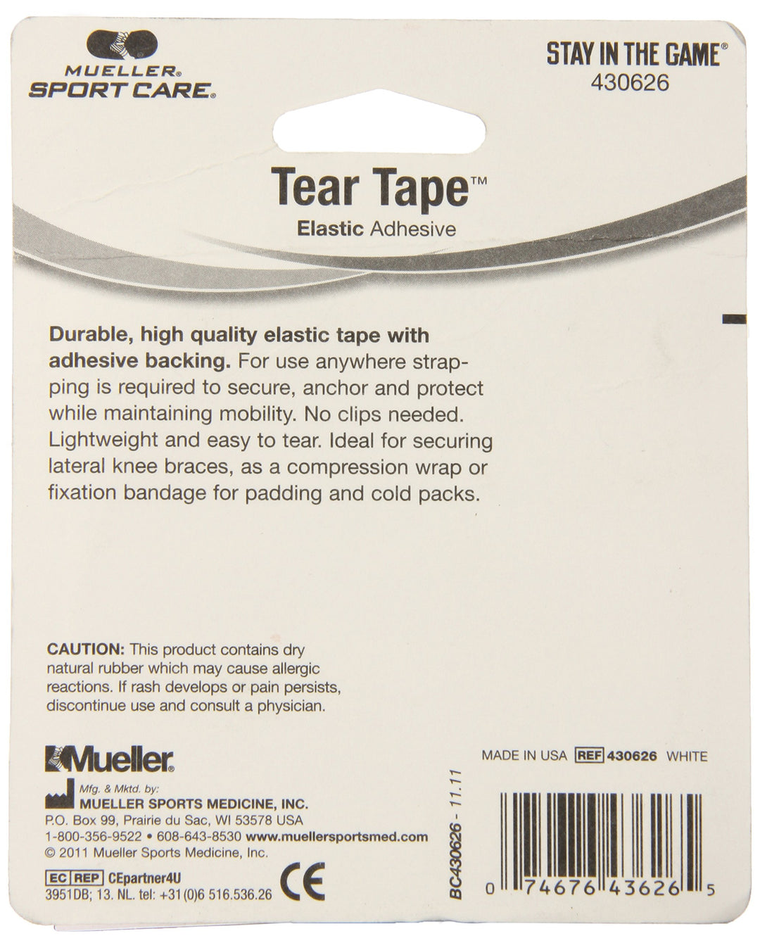Mueller Tearlight Tape 1.5 x 7.5 Yd