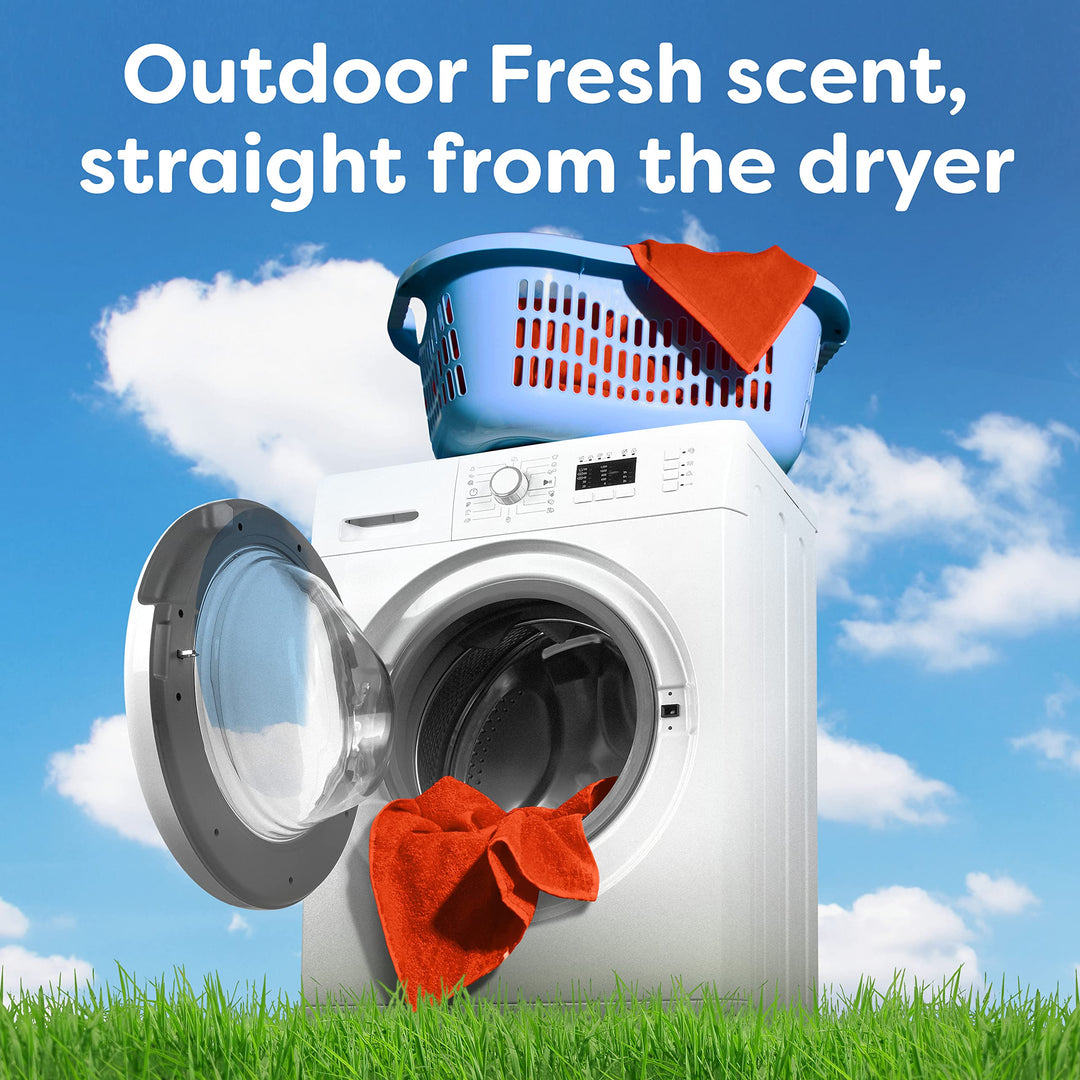 Bounce Fabric Softener Dryer Sheets, Outdoor Fresh Scen