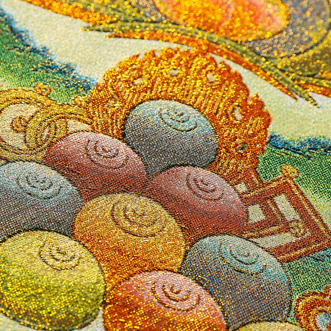 Silk Embroidery Tibetan Thangka with Four Arms Kwan Yin Avalokitesvara Wall Hanging for Home Décor Tapestry Meditation