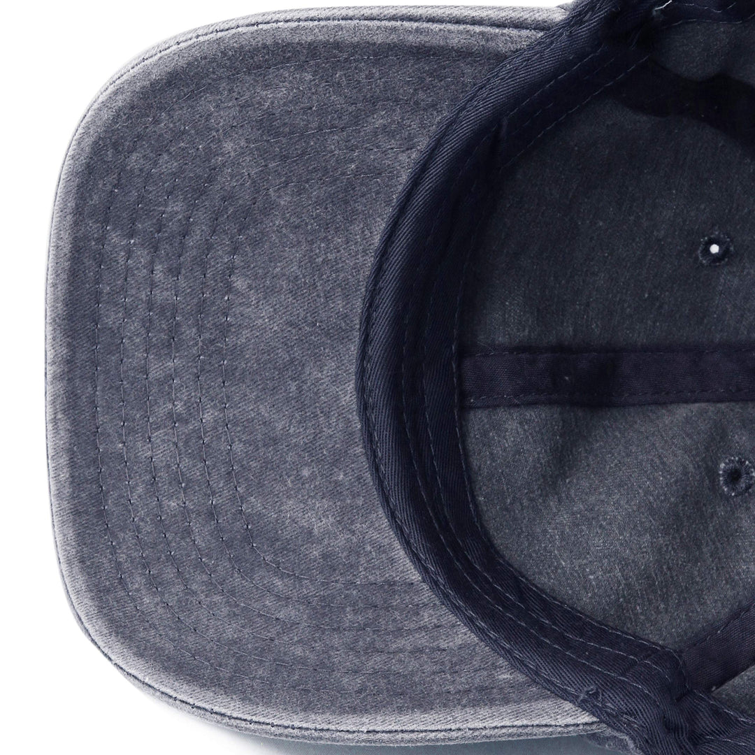 100% Cotton Pigment Dyed Low Profile Dad Hat Six Panel Cap (1. Black)