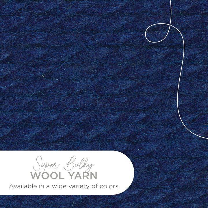 (1 Skein) Wool-Ease Thick &amp; Quick Bulky Yarn, Navy