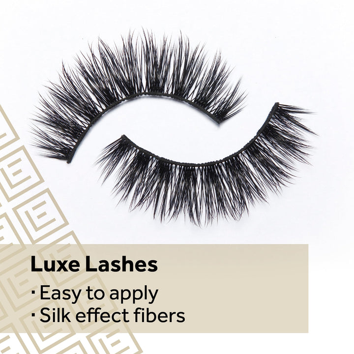 Eylure Luxe Silk Effect False Eyelashes, Marquise, Reus
