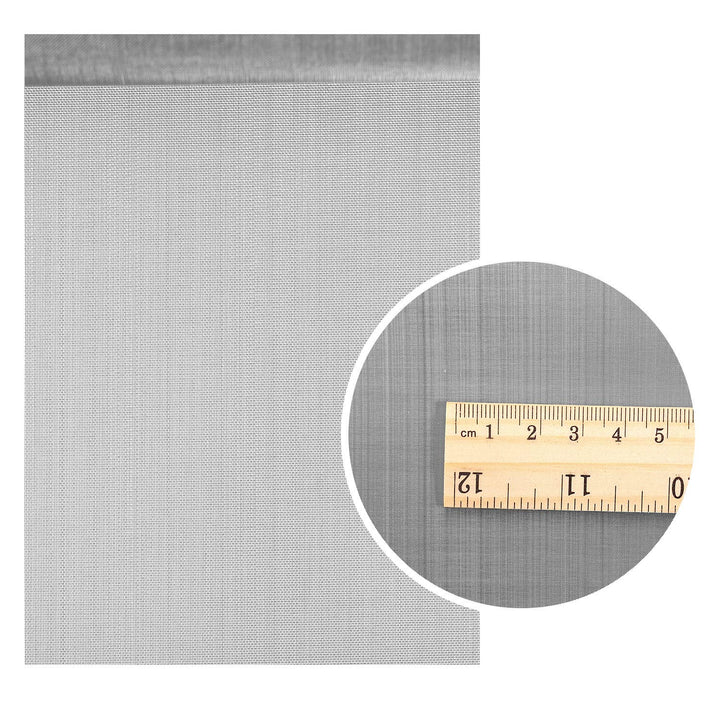 SATINIOR 2 Packs 11.8 x 39.3 Inch 304 Stainless Steel Woven Wire 120 Mesh Fine Screen Mesh Steel Woven Mesh for Vent, Garden, Cage, Window Screen, Filter Mesh, Filtration Cloth, Vent Mesh