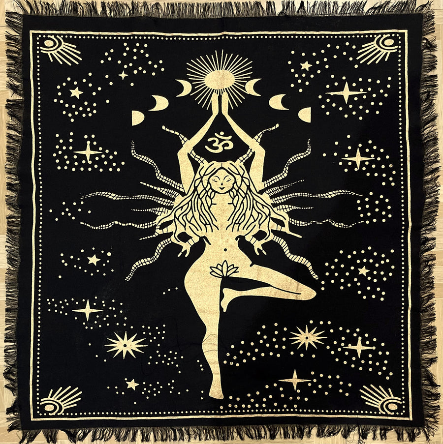 Witchcraft Supplies Tarot Spread Alter Cloth Triple Goddess Altar