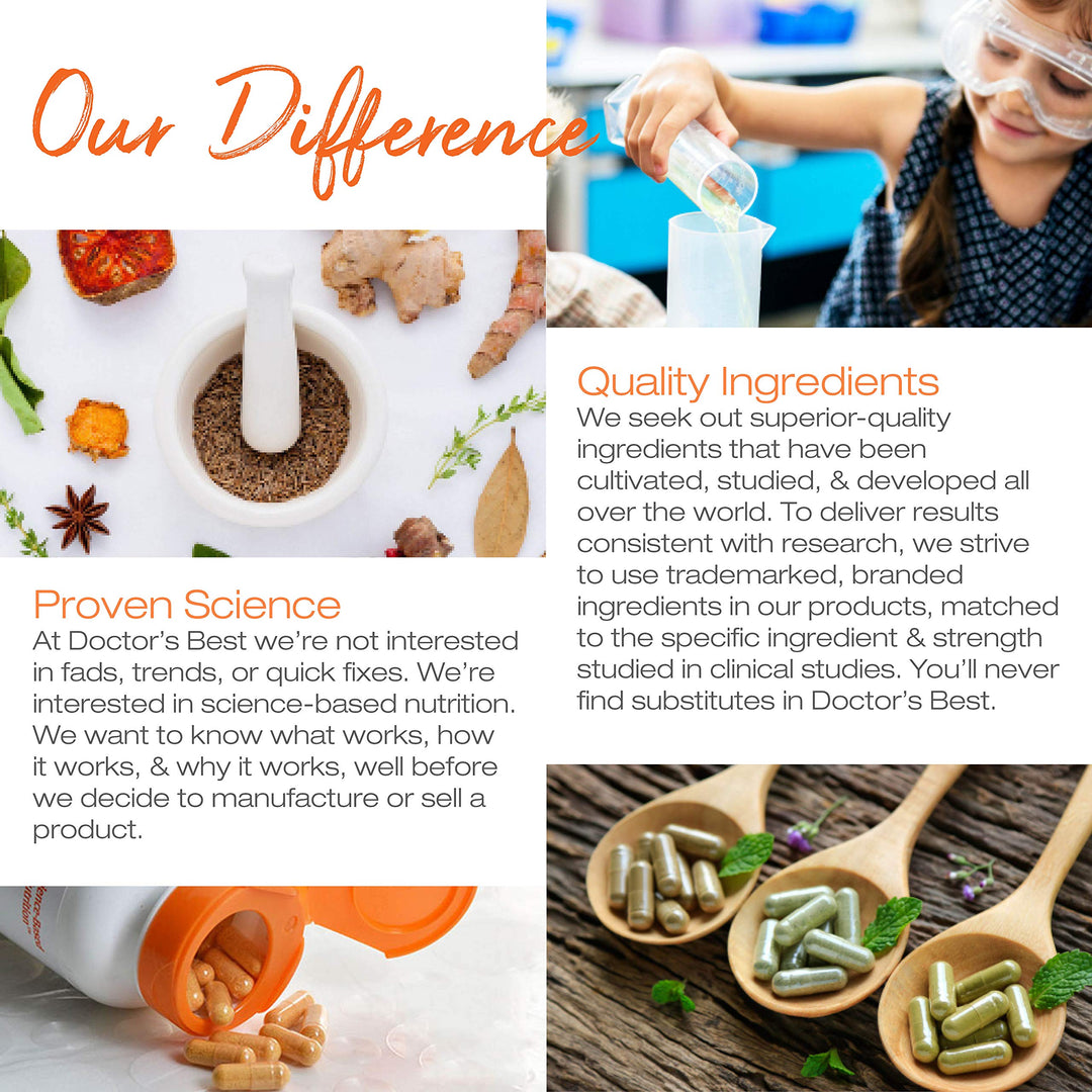 Doctor&#39;s Best Sustained Plus Immediate Release L-Arginine, Non-GMO, Vegan, Gluten &amp; Soy Free, 500 mg, Tablet, 120 Count