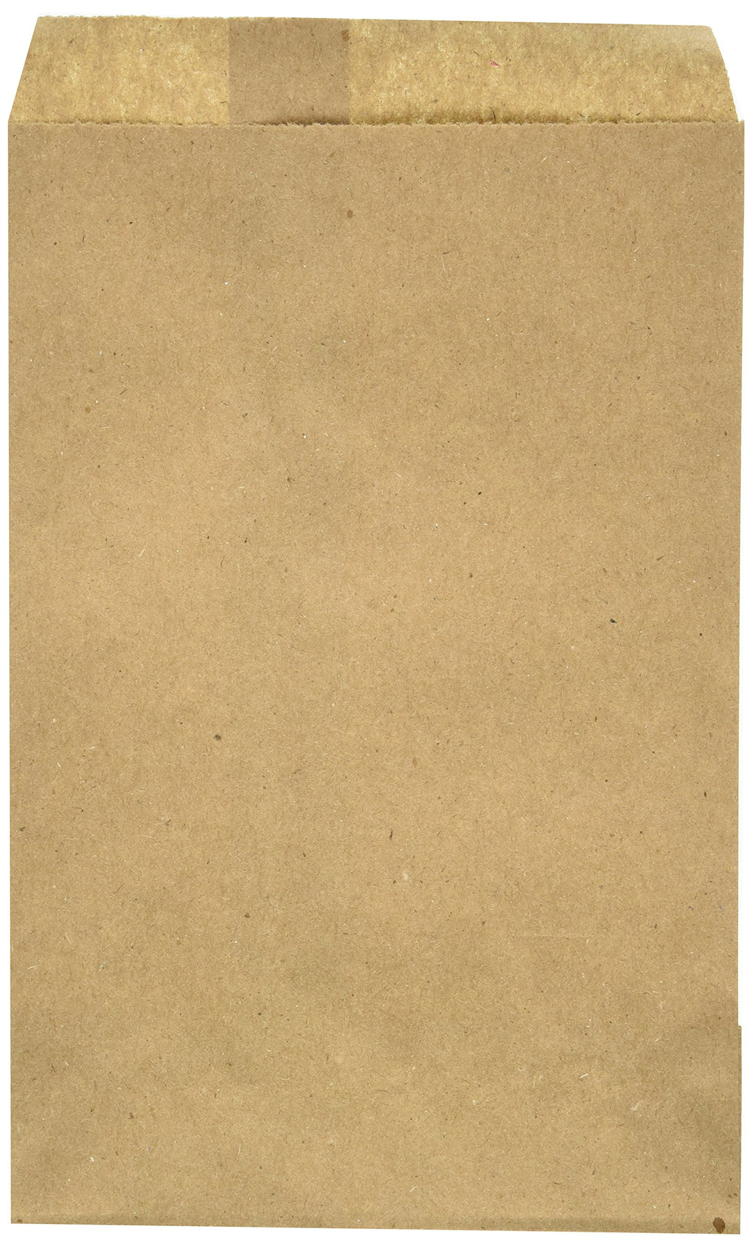 100 Natural Kraft Merchandise Bags, 5x7-1/2, No Gusset