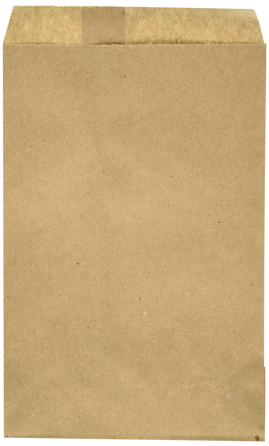 100 Natural Kraft Merchandise Bags, 5x7-1/2, No Gusset