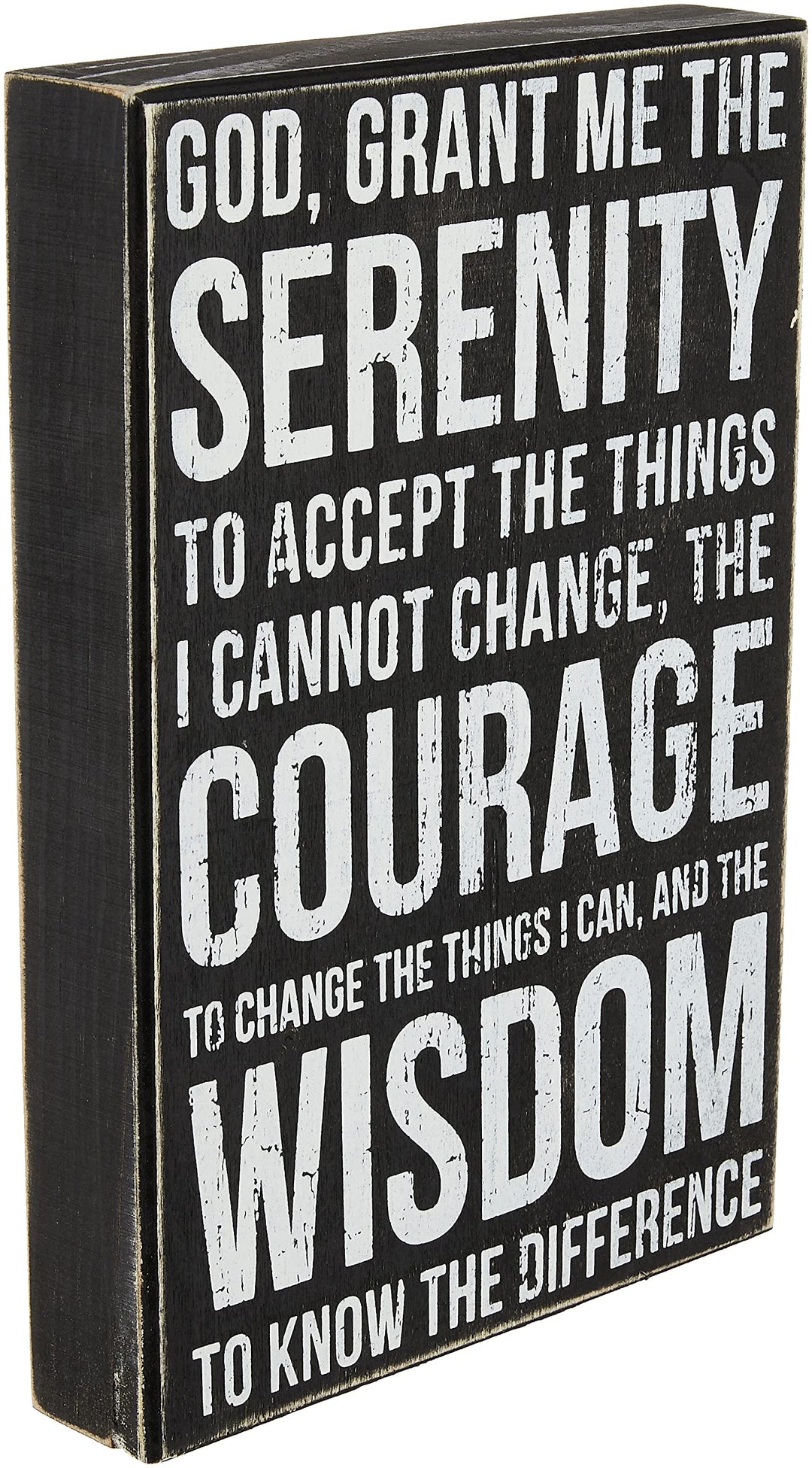 Primitives By Kathy Serenity Prayer Box Sign