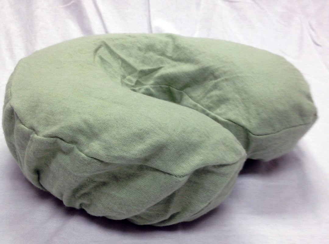 Deluxe Flannel Massage Face Rest Cover Cozies, Includes 4pcs (Sage Green)