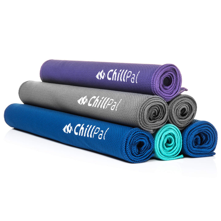 Mesh Cooling Towel (Blue, 12 x 40 inch)