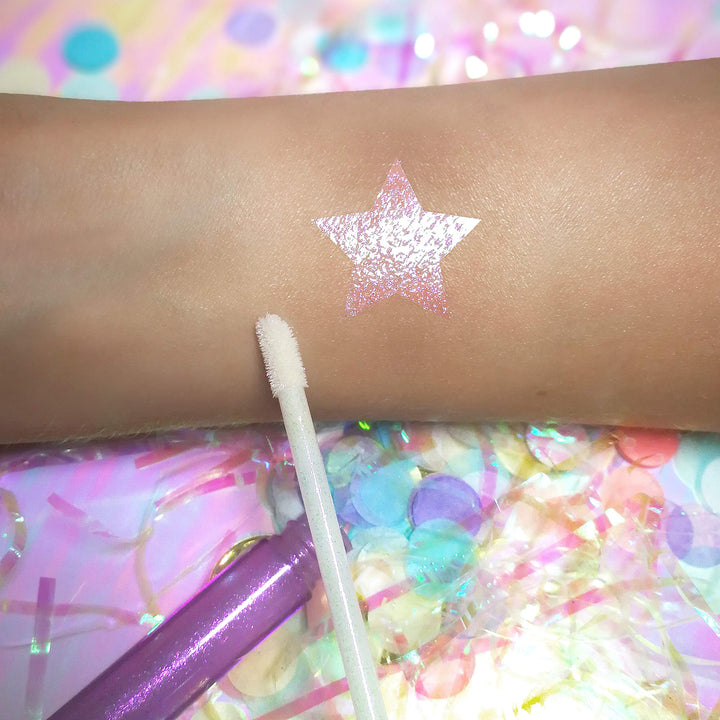 | Shimmer Lip Balm &amp; Shimmer Lip Gloss Combo | Cosmic Waves Collection (Pomegranate Scent)