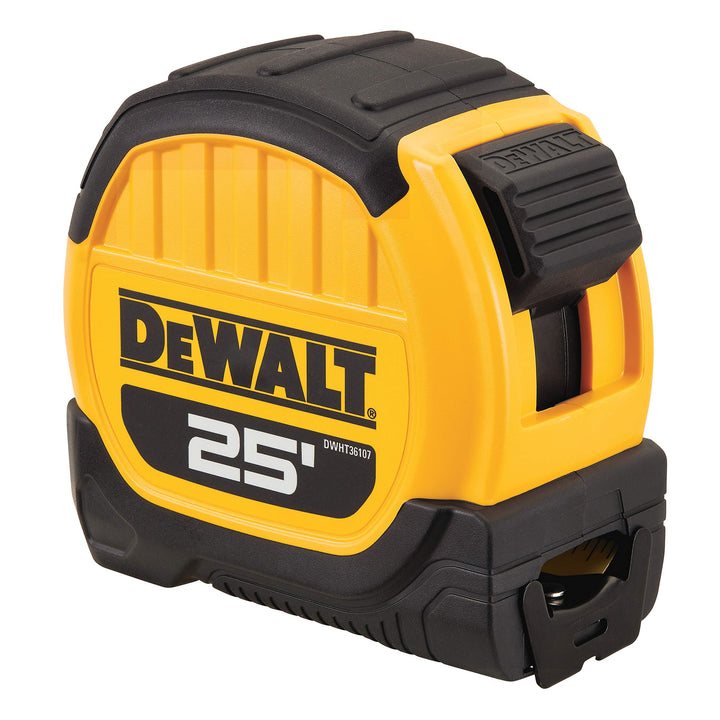 DWHT36107 25FT Tape Measure Yellow, 25-Foot