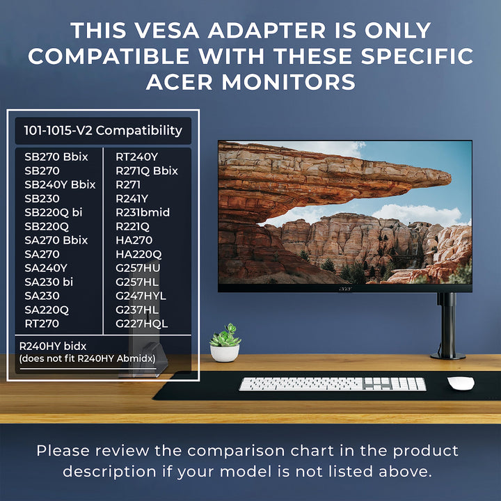 HumanCentric VESA Mount Adapter Bracket, VESA Adapter C