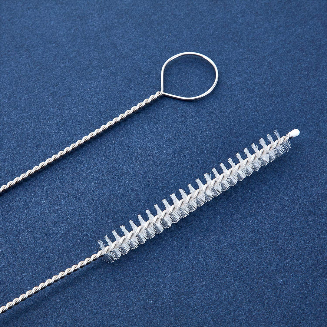4 Pieces Feeding Tube Brushes, Long Pipe Cleaners Straw Cleaning Brushes, 32 Inches Long with Soft Nylon Bristles Head, Suitable for Cleaning Feeding Tubes