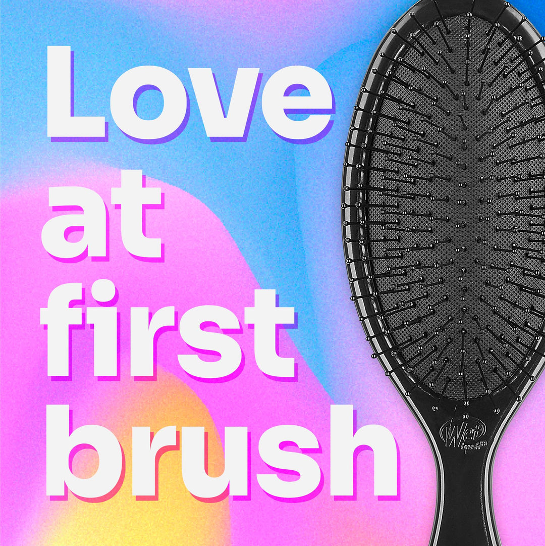 Original Detangler Hair Brush, Classic Black - Ultra-Soft IntelliFlex Bristles - Detangling Brush Glide Through Tangles With Ease For All Hair Types - For Women, Men, Wet &amp; Dry Hair