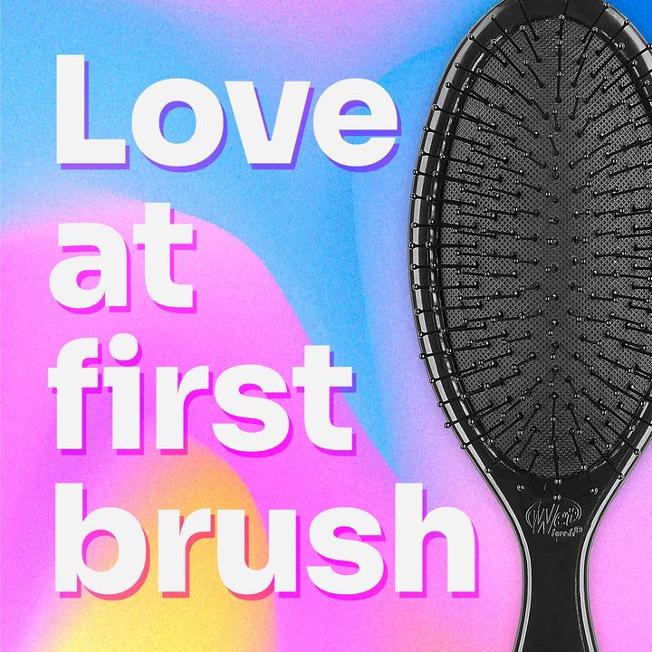 Original Detangler Hair Brush, Classic Black - Ultra-Soft IntelliFlex Bristles - Detangling Brush Glide Through Tangles With Ease For All Hair Types - For Women, Men, Wet &amp; Dry Hair