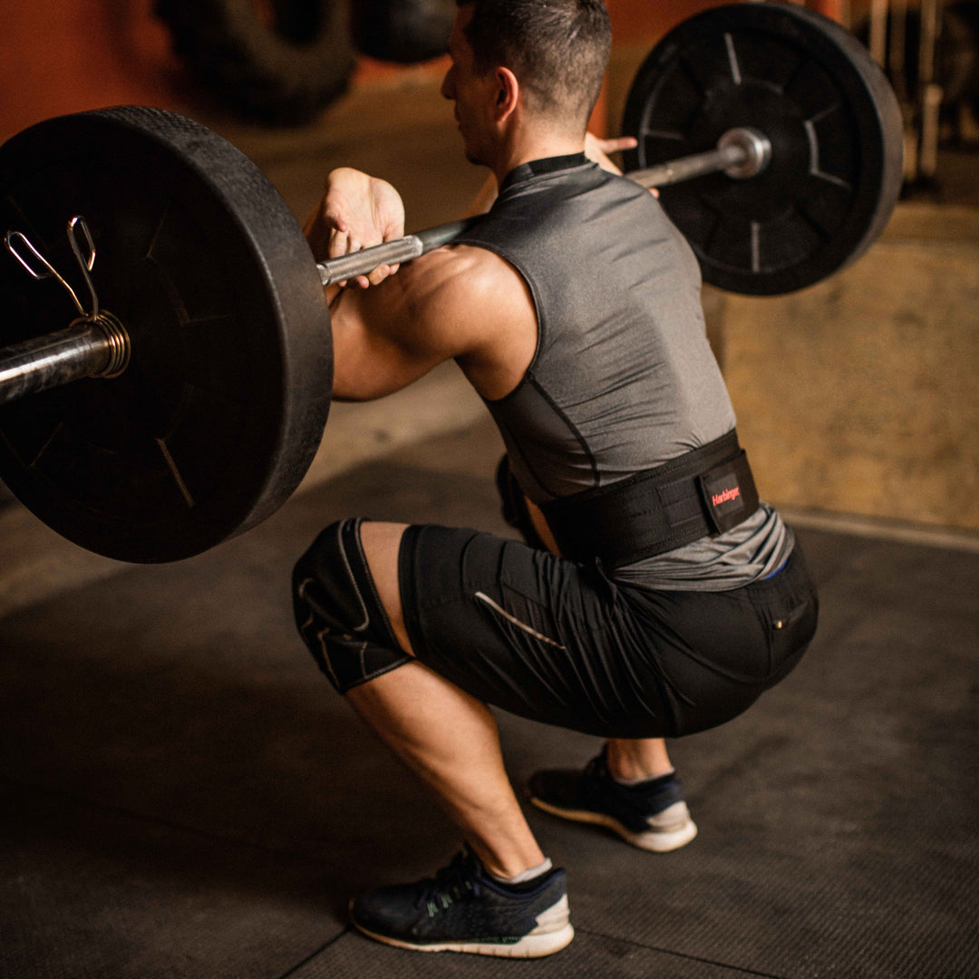 360890 4-Inch Nylon Weightlifting Belt, Medium,Black