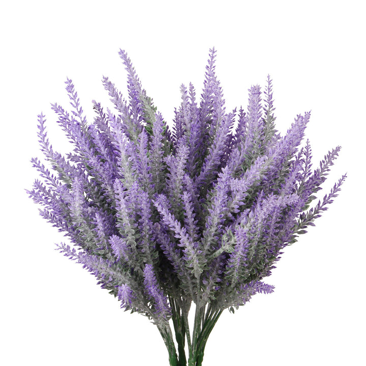 Artificial Flowers 6 Bundles Lavender Bouquet for Wedding Home Office Decoration - Pink