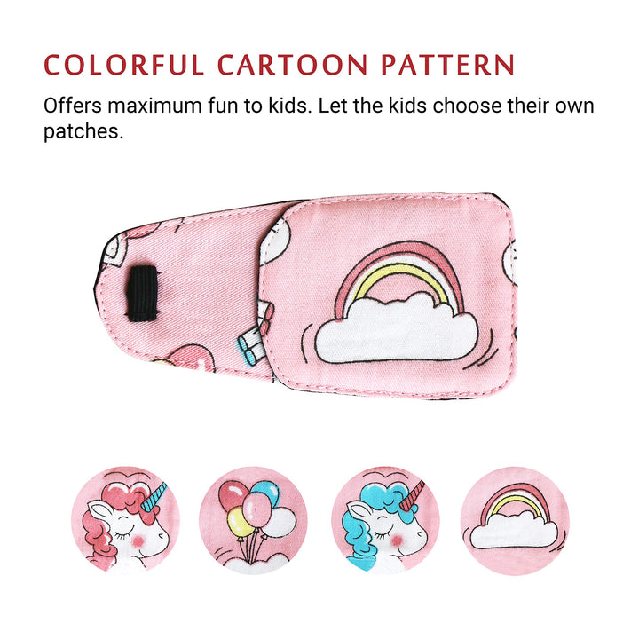 Astropic Cotton &amp; Silk Eye Patch for Kids Glass