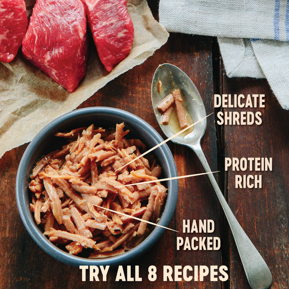 CORE Signature Selects Shredded Adult Wet Cat Food, Natural, Protein-Rich, Grain Free, 5.3 Ounce, 12 Pack (Chicken & Chicken Liver)
