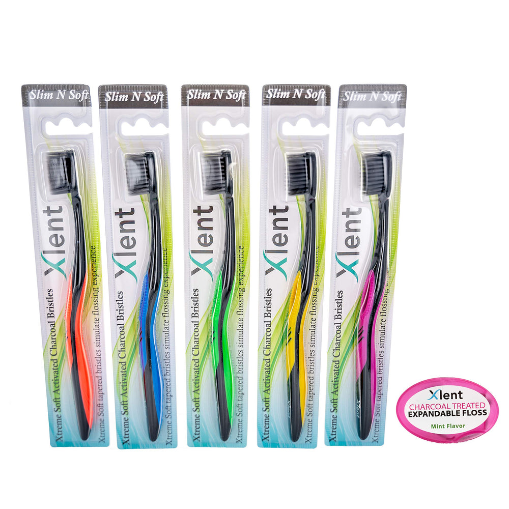 Activated Charcoal Bristle Toothbrush - Xtreme (Extreme