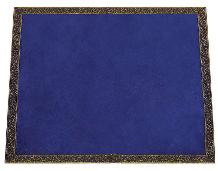 Altar Tarot Table Cloth - 25.6 x 25.6 Inch - Divination Wicca Velvet with Tarot Cards Bag Pouch (Blue)