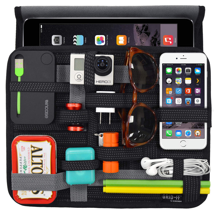 CPG36BK GRID-IT!® Wrap 10 Tablet Accessory Organizer (Black)