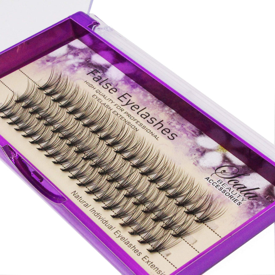 10Mm: Scala Brand Beauty Natural Long 20 Root 0.07 C Curl 3D Profession Individual Eyelashes Extension Soft Black Fake False Eye Lashes Tools (10Mm)