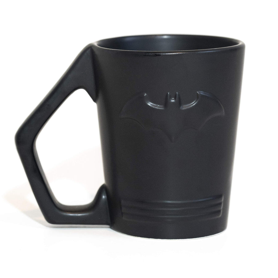 Batman Shaped Ceramic Coffee Mug - DC Comics Embossed Cup, 96 months to 1188 months