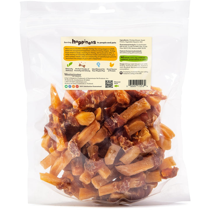 Pet &#39;n Shape Sweet Potato Chews Jerky Dog Treats - 1 Pound