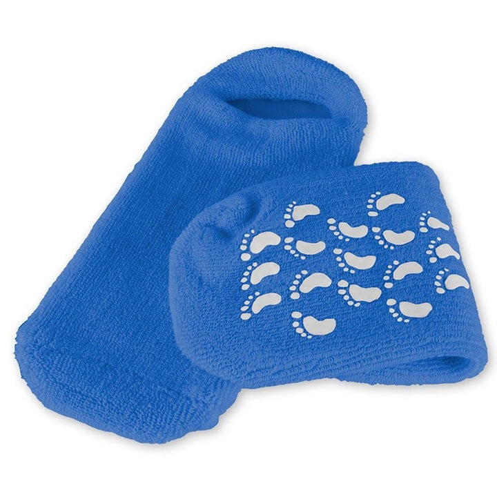 Deluxecomfort Terry Gel Lined Moisturizing Sock Plush Booties Pair