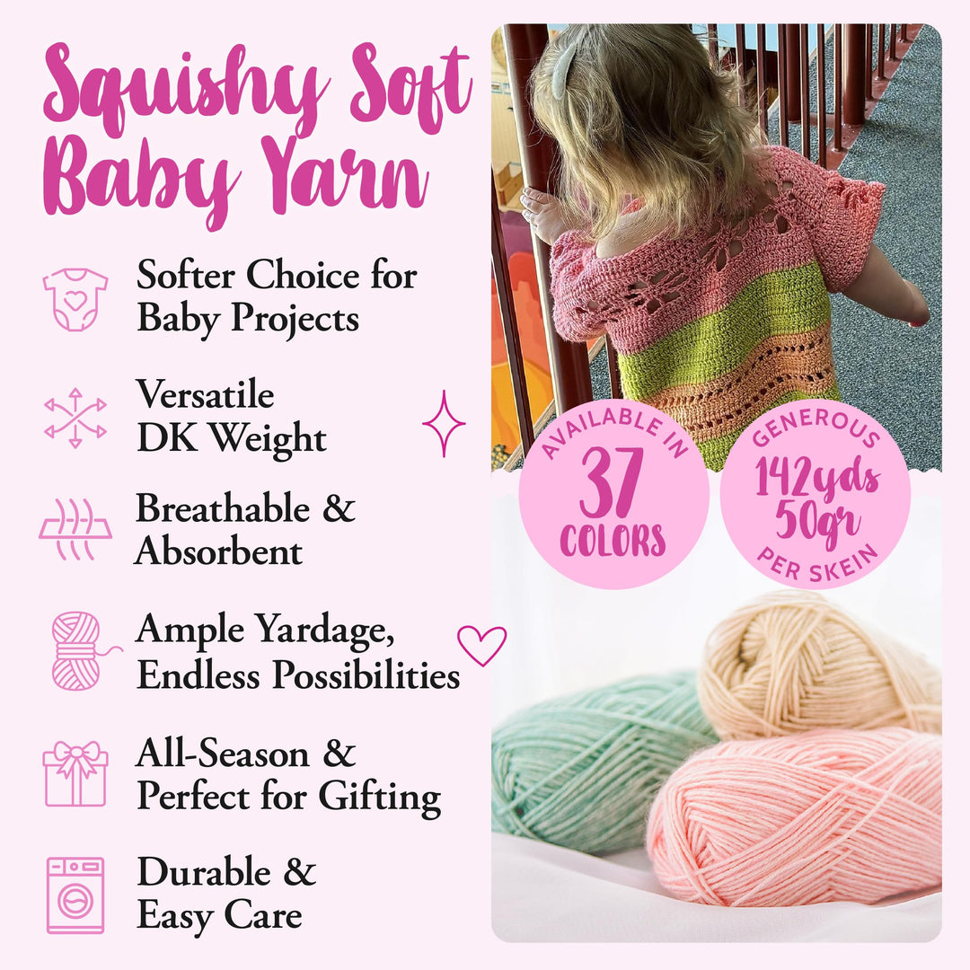 KnitPal Cotton to The Core Soft Cotton Yarn for Crochet