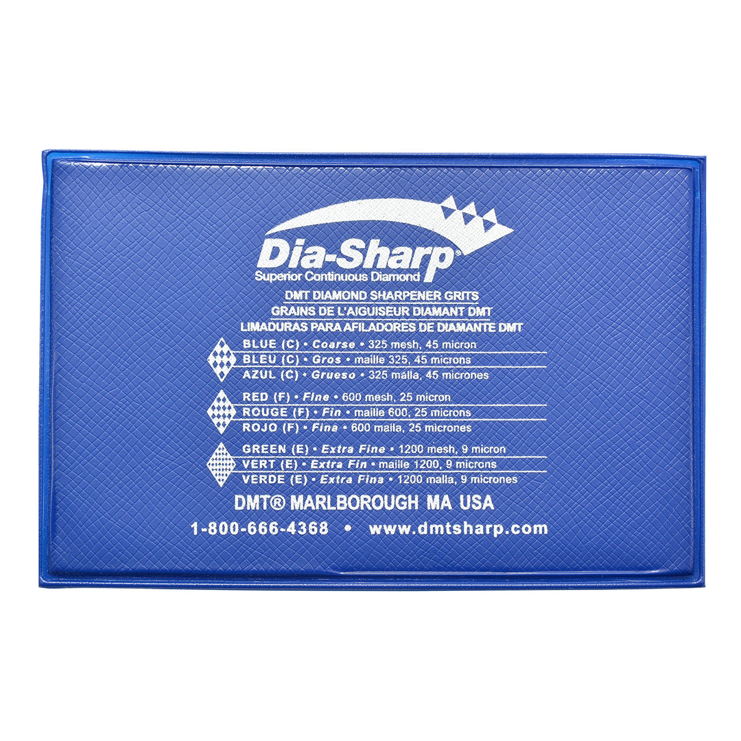 Diamond Machining Technology (DMT) Dia-Sharp Diamond Sharpening Stone Credit Card, Extra Fine, Fine &amp; Coarse, 3 Pack