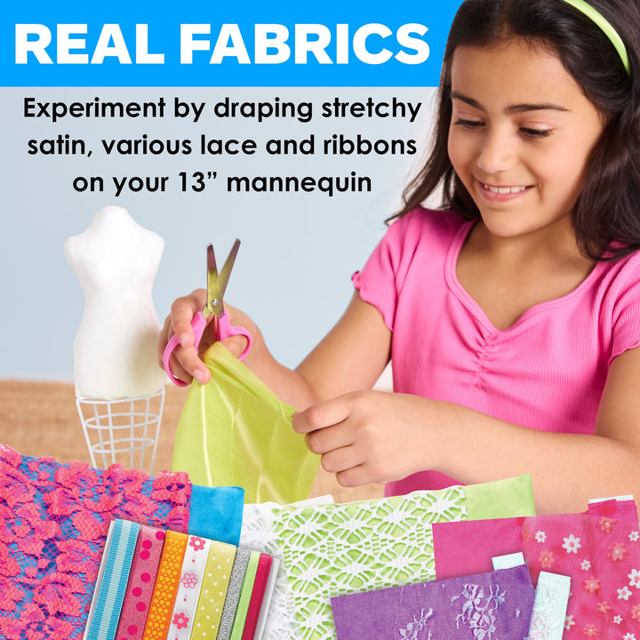 Designed by You Fashion Studio: DIY Fashion Designer Kit for Girls, Craft Kit for Teens, Gifts for Girls Ages 9-12+