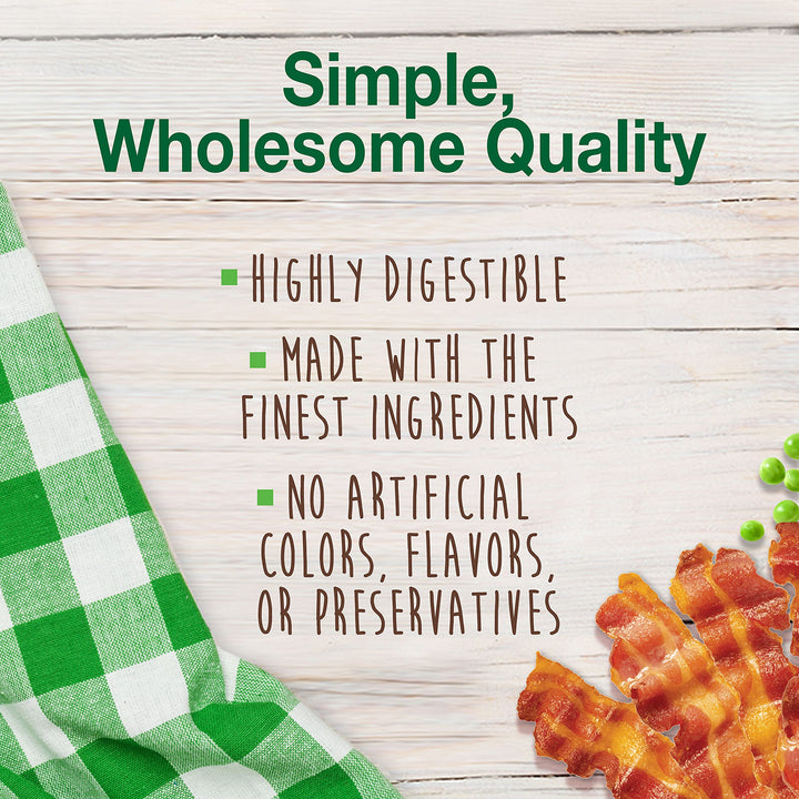 Healthy Edibles Natural Dog Chews Long Lasting Bacon Flavor Treats for Dogs, X-Small/Petite (8 Count)